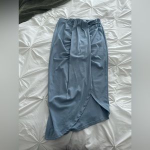 Light Blue Pencil Skirt ✏️ 🍎